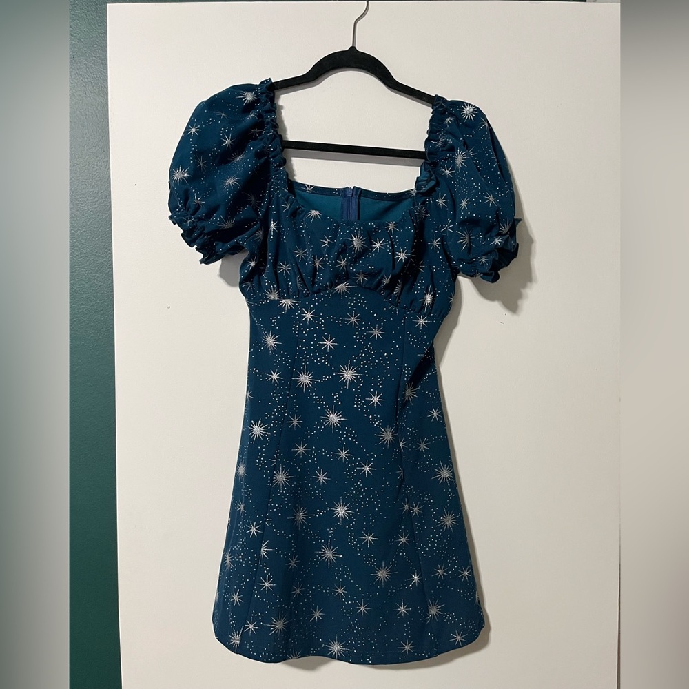 Cider mini dress with glitter